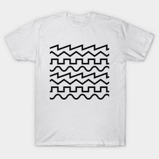 Synth Audio Waves T-Shirt